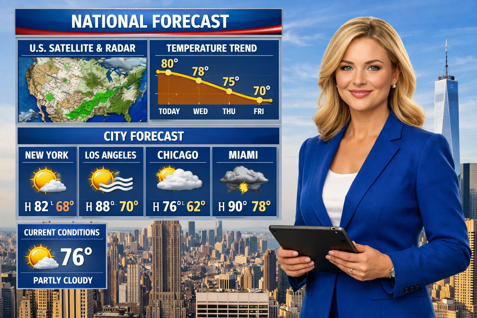 American Weather Anchor - USA